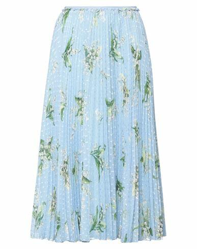 Red Valentino Woman Midi skirt Sky blue Polyester Cover