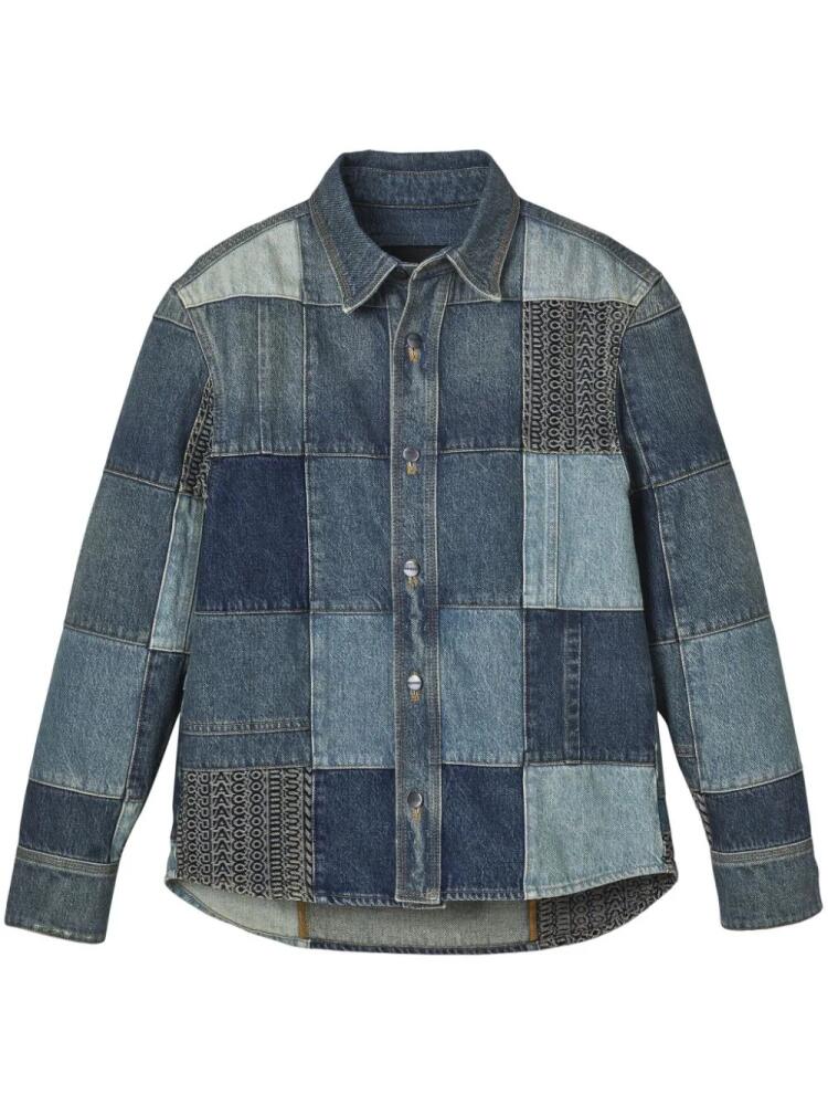 Marc Jacobs patchwork denim shirt - Blue Cover