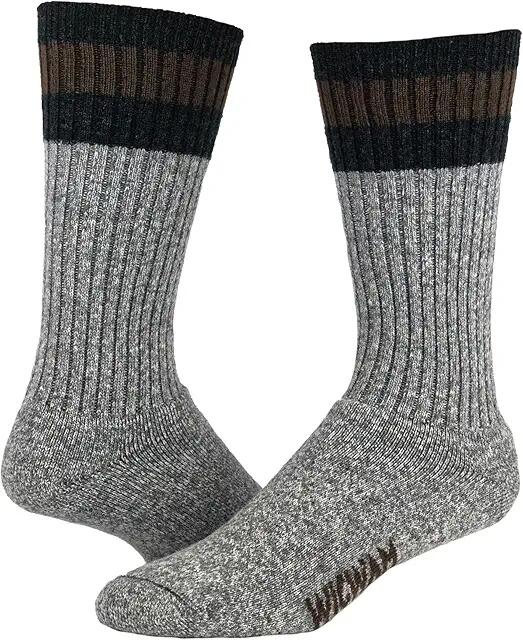 Wigwam Merino Hiker Midweight Crew (Brown) Crew Cut Socks Shoes Cover