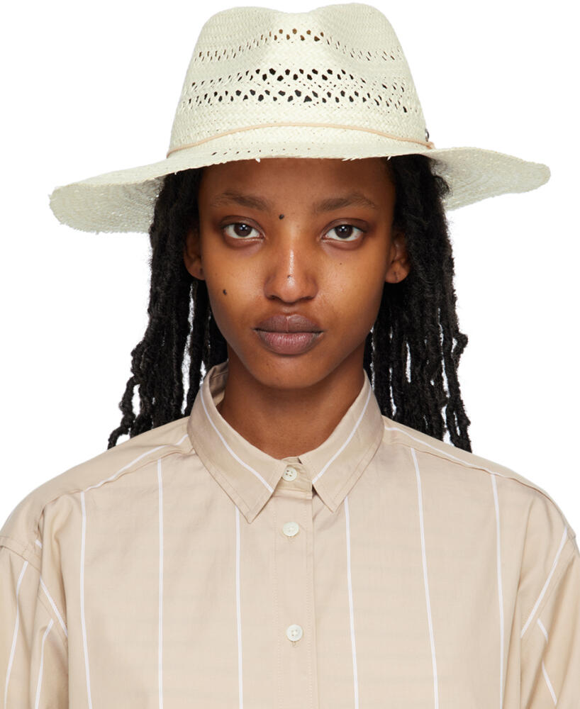 rag & bone Off-White Elle Perf Fedora Cover