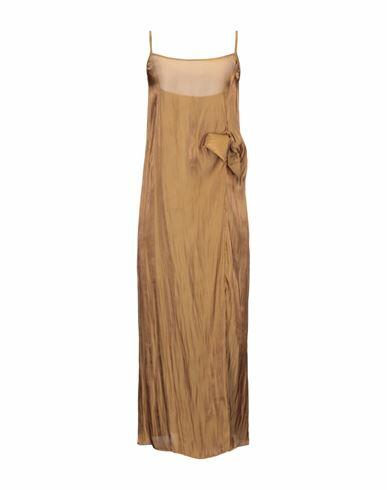 Malìparmi Woman Maxi dress Camel Polyester Cover