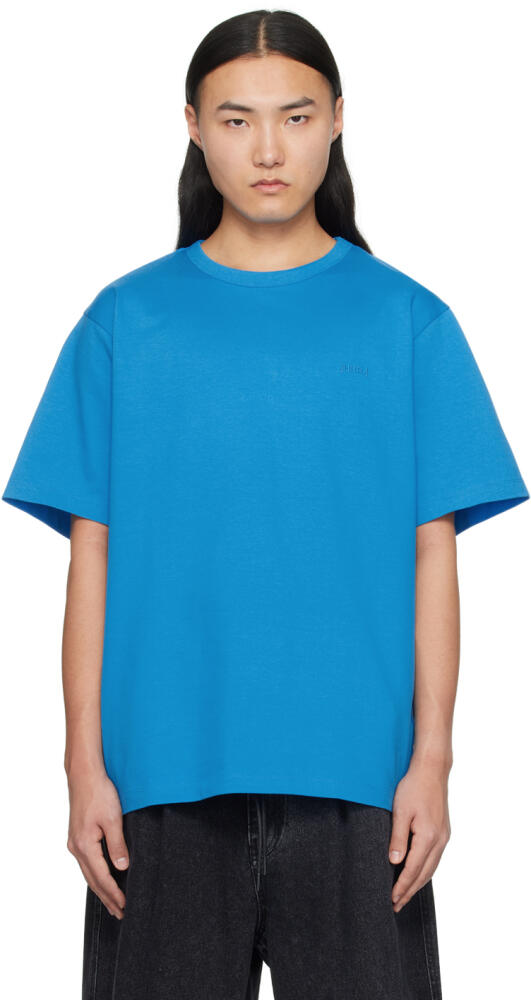 Juun.J Blue Embroidered T-Shirt Cover