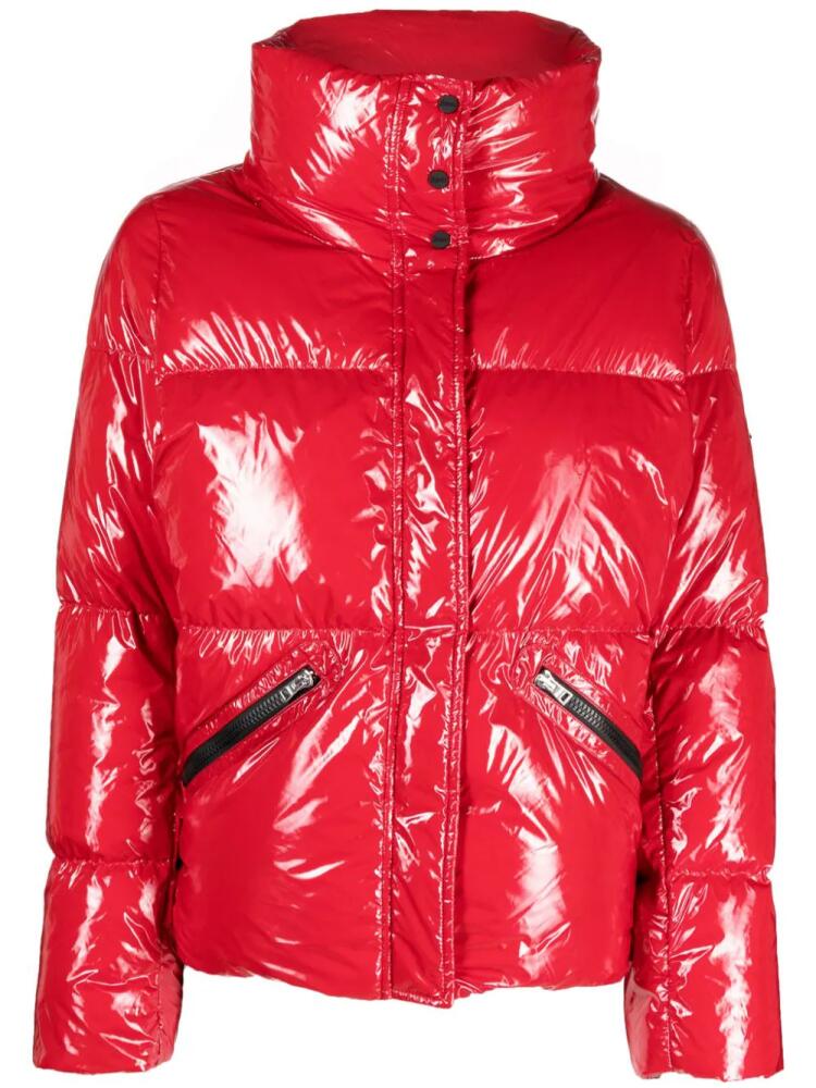 Herno funnel-neck puffer jacket - Red Cover