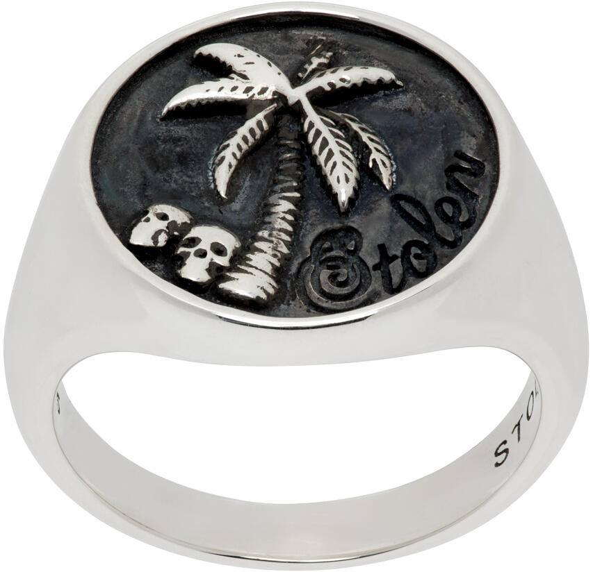 Stolen Girlfriends Club Silver Trouble in Paradise Sovereign Ring Cover