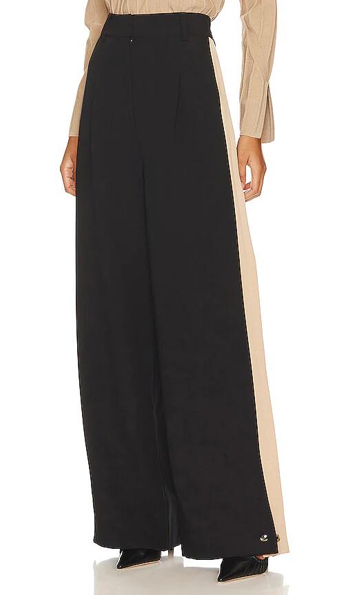 Favorite Daughter The Margaret Wide Leg Pant in Black Cover