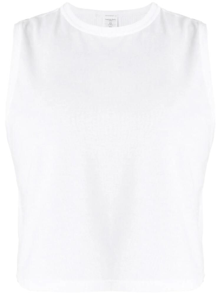 Sweaty Betty Breath Easy crop tank top - White Cover