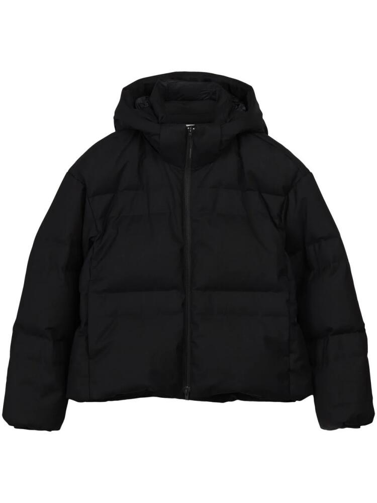 Y-3 hooded zip-up puffer jacket - Black Cover