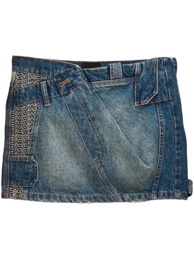 Marc Jacobs patchwork denim miniskirt - Blue Cover