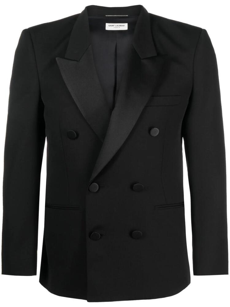 Saint Laurent double-breasted tailored blazer - Black Cover