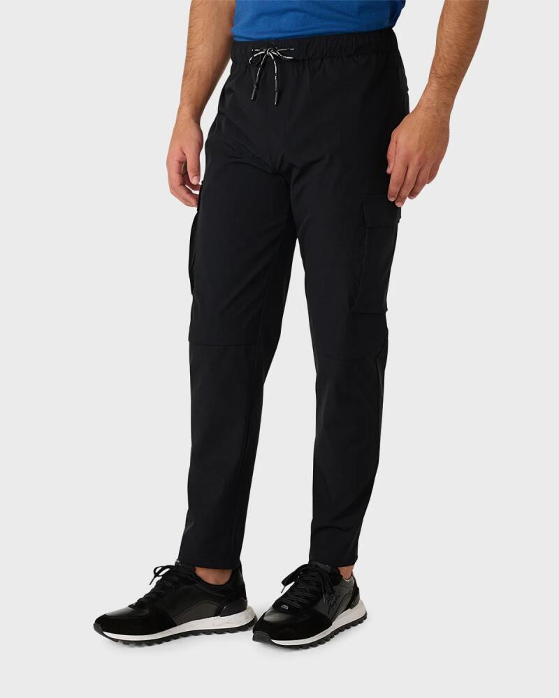 Karl Lagerfeld Paris Men's Nylon Stretch Cargo Pants Cover