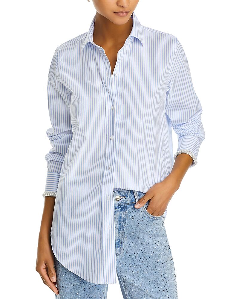 Generation Love Fiore Embellished Striped Shirt Cover