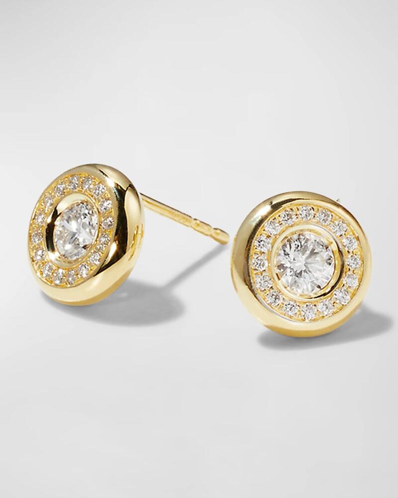 Roberto Coin 18k Gold Diamond Stud Earrings Cover