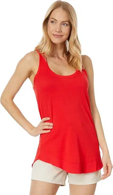 bobi Los Angeles Rib Mix T-Back Tank (Rebel) Women's Clothing Cover