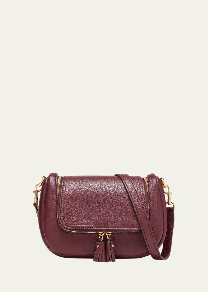 Anya Hindmarch Vera Small Zip Leather Crossbody Bag Cover