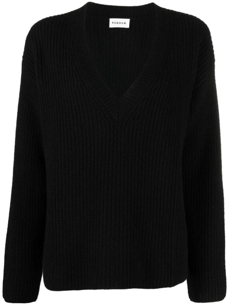 P.A.R.O.S.H. Maglia cashmere jumper - Black Cover