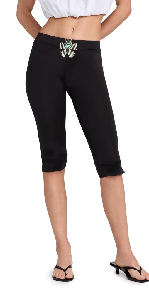 SIEDRES Tali Cropped Leggings Black Cover