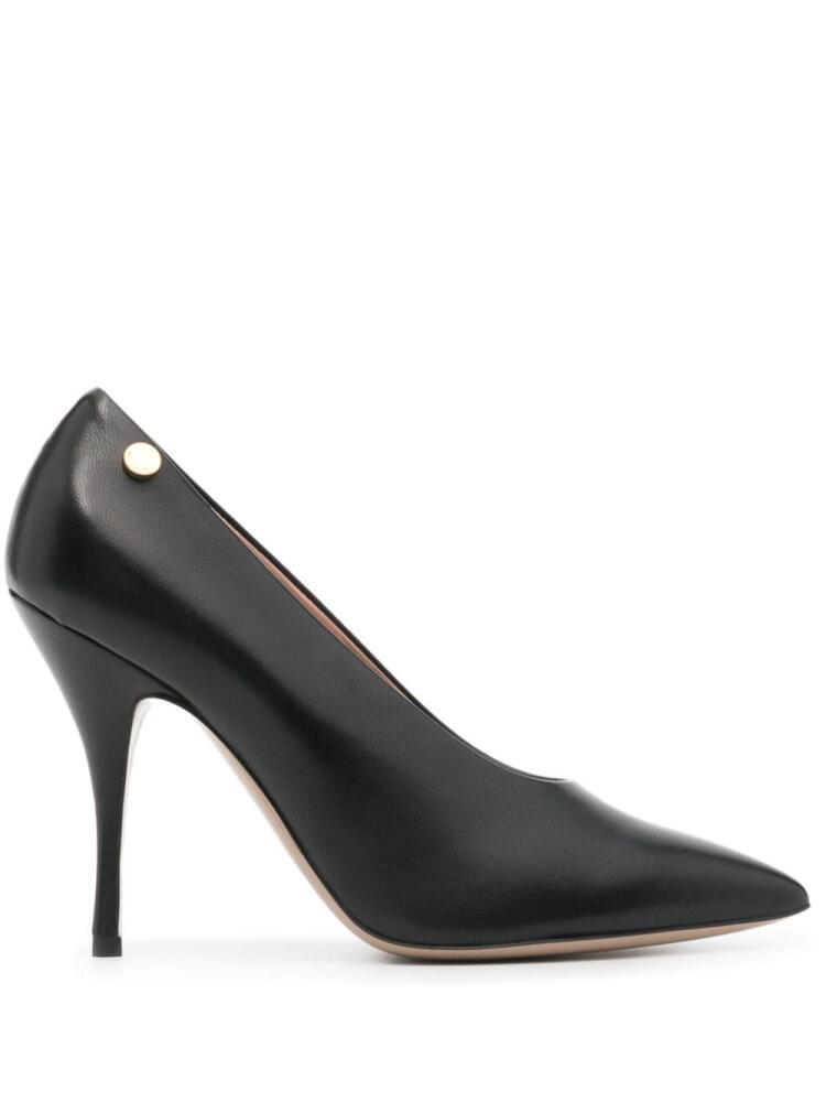 Moschino 100mm leather pumps - Black Cover