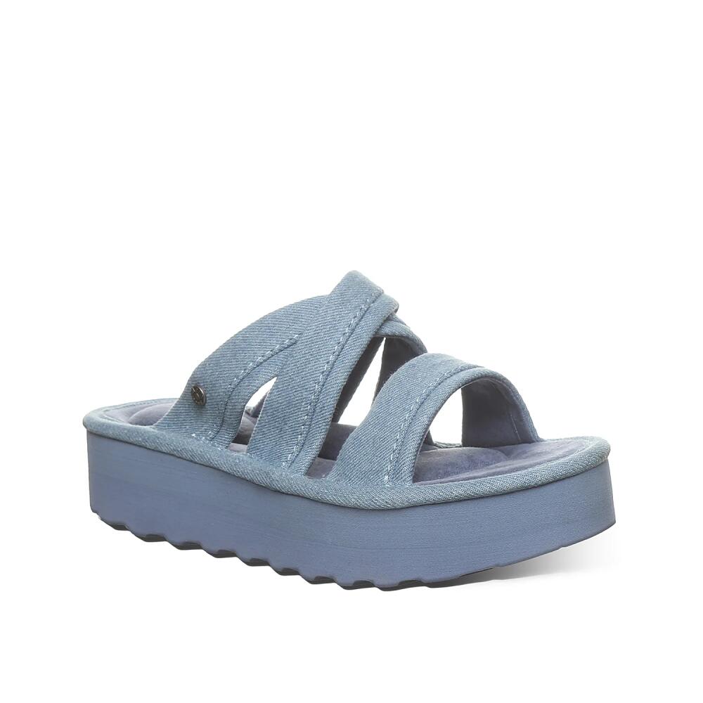 Bearpaw Altitude Platform Sandal | Women's | Denim Blue Cover