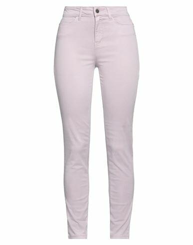 Guess Woman Pants Lilac Tencel Lyocell, Cotton, Elastomultiester, Elastane Cover