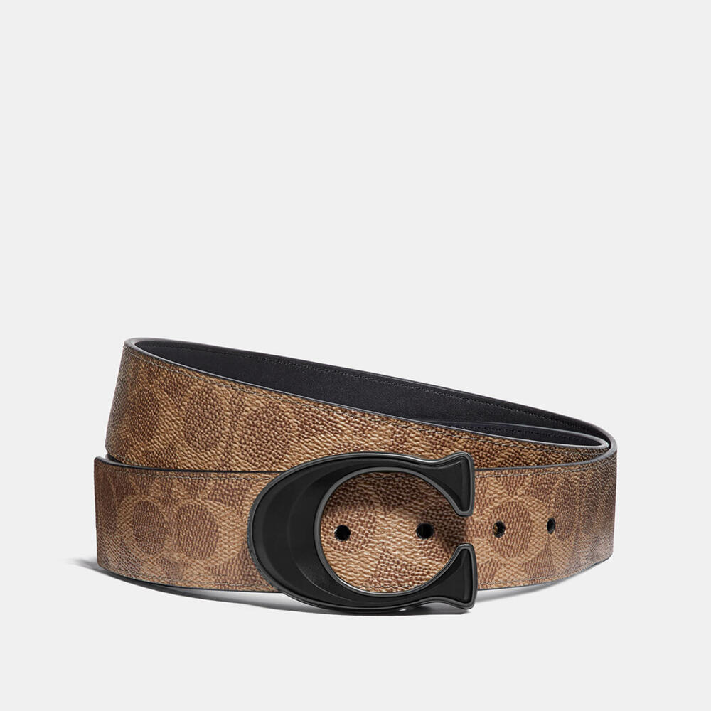 Coach Reversible Leather Belt Cover