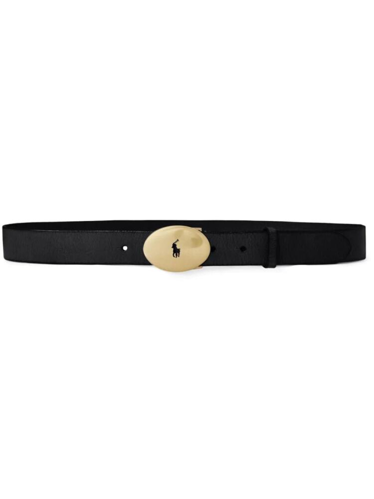 Polo Ralph Lauren Polo Pony leather belt - Black Cover