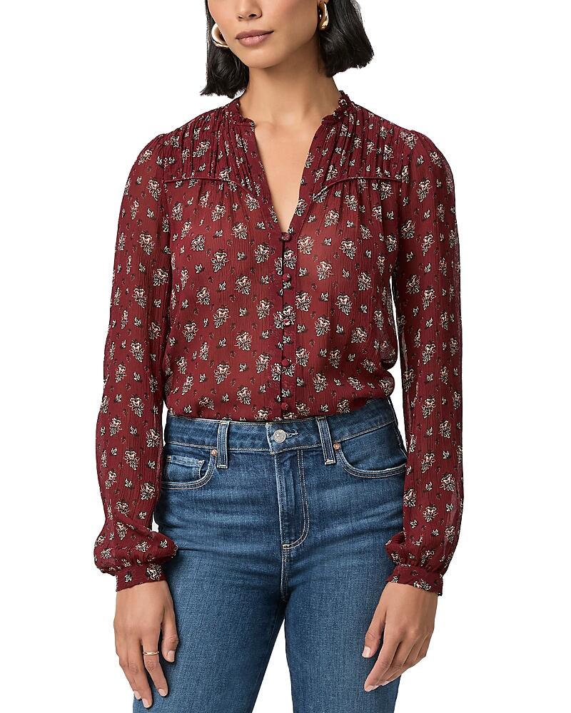 Paige Monika Silk Printed Blouse Cover