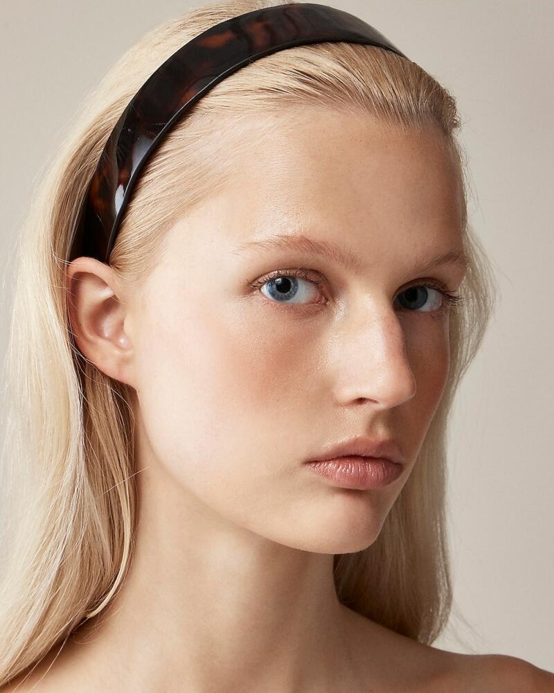 J.Crew Leather-lined tortoise headband Cover