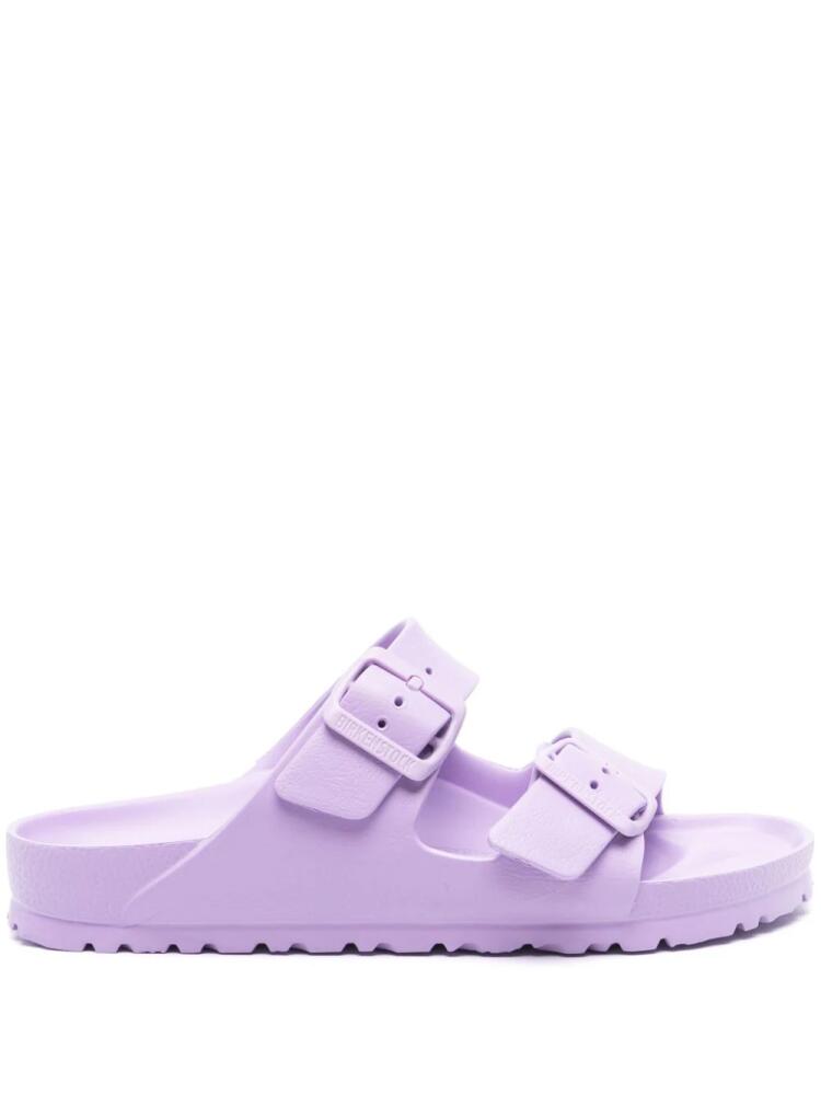 Birkenstock logo-debossed slides - Purple Cover