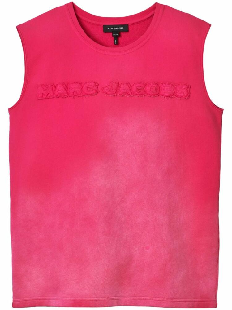 Marc Jacobs Grunge spray-effect tank top - Pink Cover