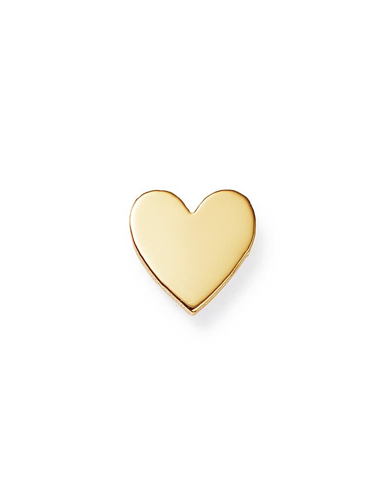 Zoe Chicco 14K Yellow Gold Single Itty Bitty Heart Stud Earring Cover