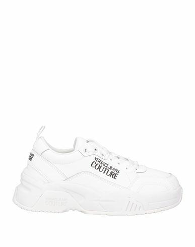 Versace Jeans Couture Woman Sneakers White Leather Cover