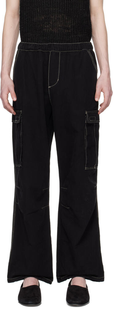 CMMN SWDN SSENSE Exclusive Black Sasha Cargo Pants Cover