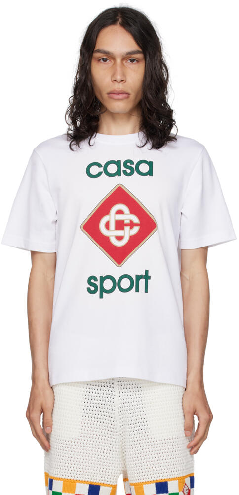 Casablanca White Casa Sport T-Shirt Cover