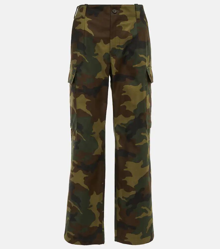 Nili Lotan Yannic camouflage cotton twill cargo pants Cover