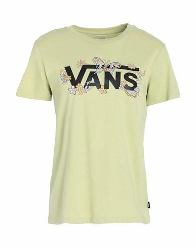 Vans Trippy Paisley Crew Woman T-shirt Sage green Cotton Cover