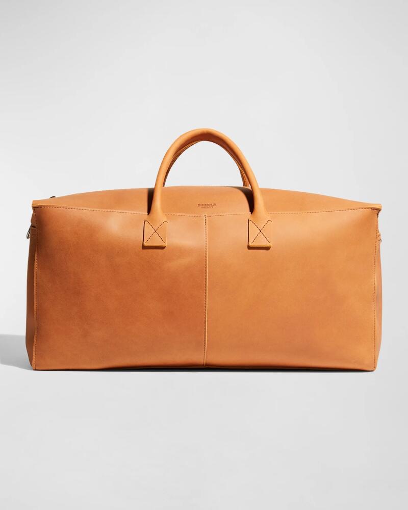 Shinola Men's Leather Utility Duffle Bag Cover