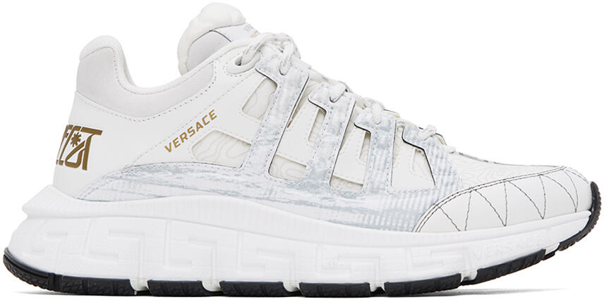 Versace White Trigreca Sneakers Cover