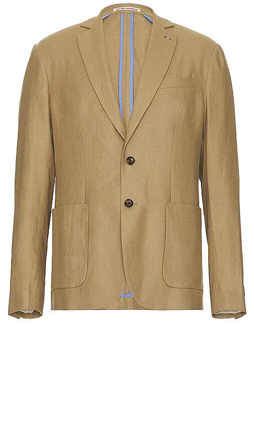 Scotch & Soda Unconstructed Single Breasted Blazer in Nude Cover