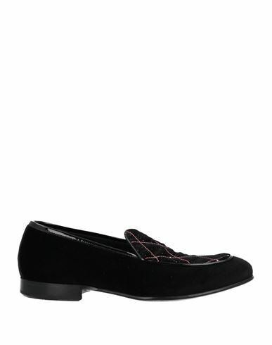 Mich Simon Man Loafers Black Textile fibers Cover