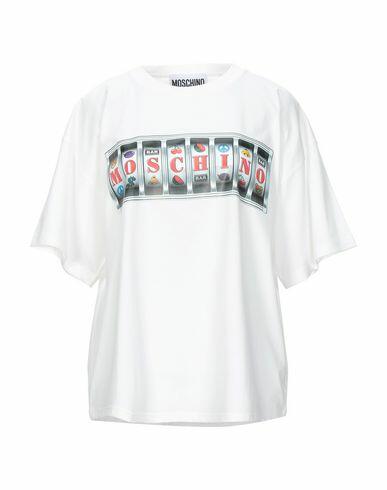 Moschino Woman T-shirt White Cotton Cover