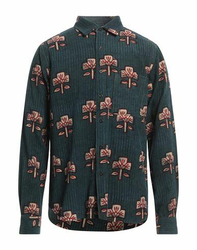 Kardo Man Shirt Deep jade Cotton Cover