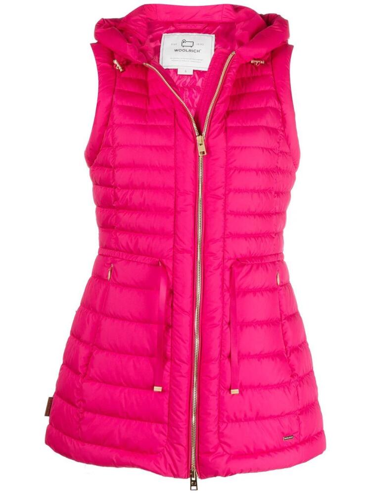 Woolrich Hibiscus padded gilet - Pink Cover