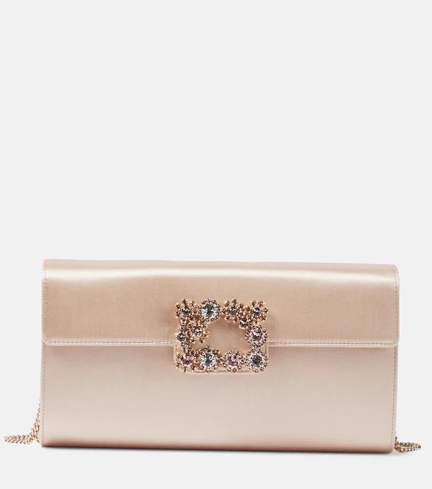 Roger Vivier Embellished satin shoulder bag Cover