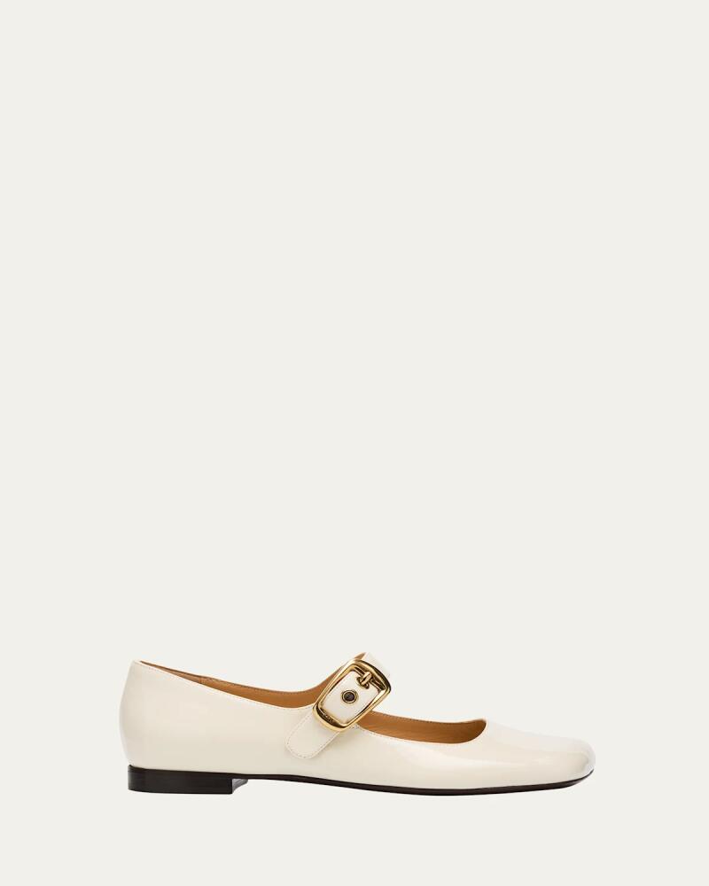 Chloe Polly Patent Mary Jane Ballerina Flats Cover