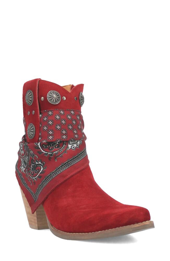 Dingo Bandida Side Zip Western Boot in Red Cover