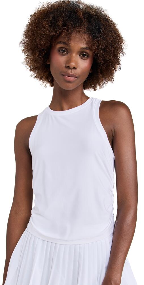 Beyond Yoga Featherweight Your Fit Shirred Tank Cloud White Cover