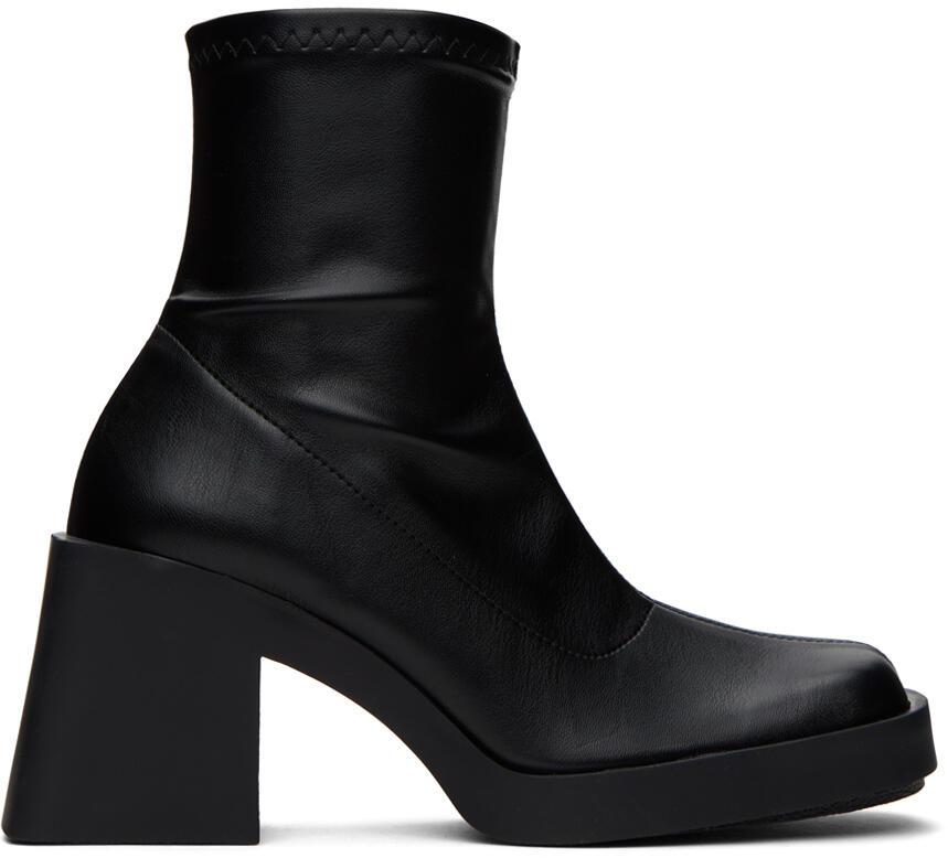 Justine Clenquet Black Lucy Stretch Ankle Boots Cover