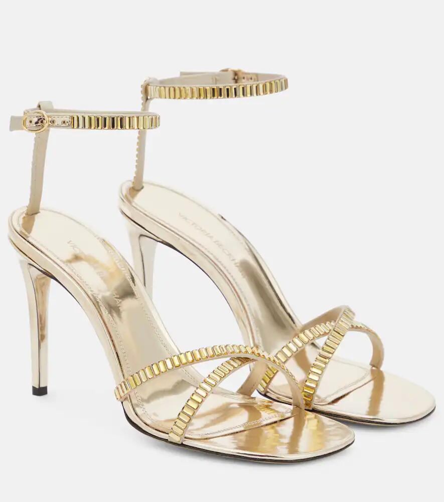 Victoria Beckham Crystal-embellished sandals Cover