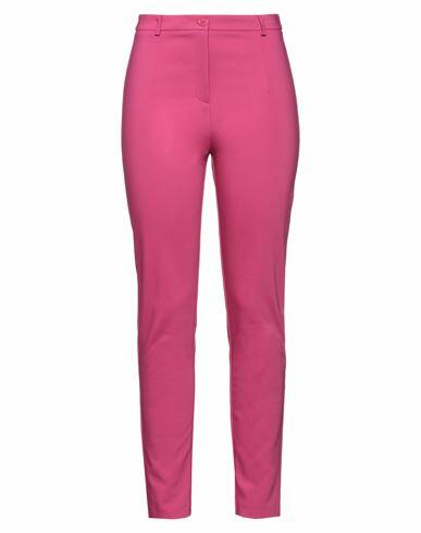 Patrizia Pepe Woman Pants Fuchsia Cotton, Polyester, Elastane Cover