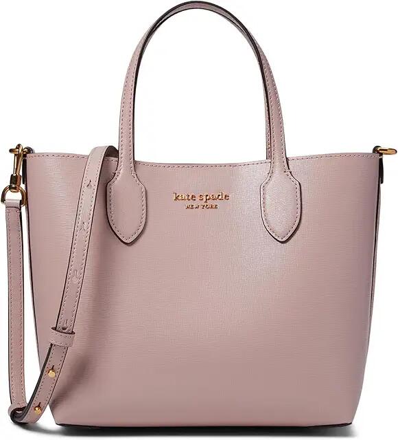 Kate Spade New York Bleecker Saffiano Leather Medium Crossbody Tote (French Rose) Handbags Cover